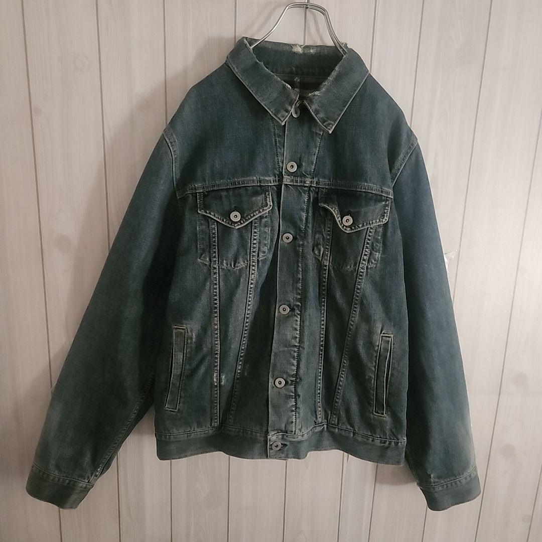 【人気トレンド】オールドステューシー 裏地チェック デニムジャケット