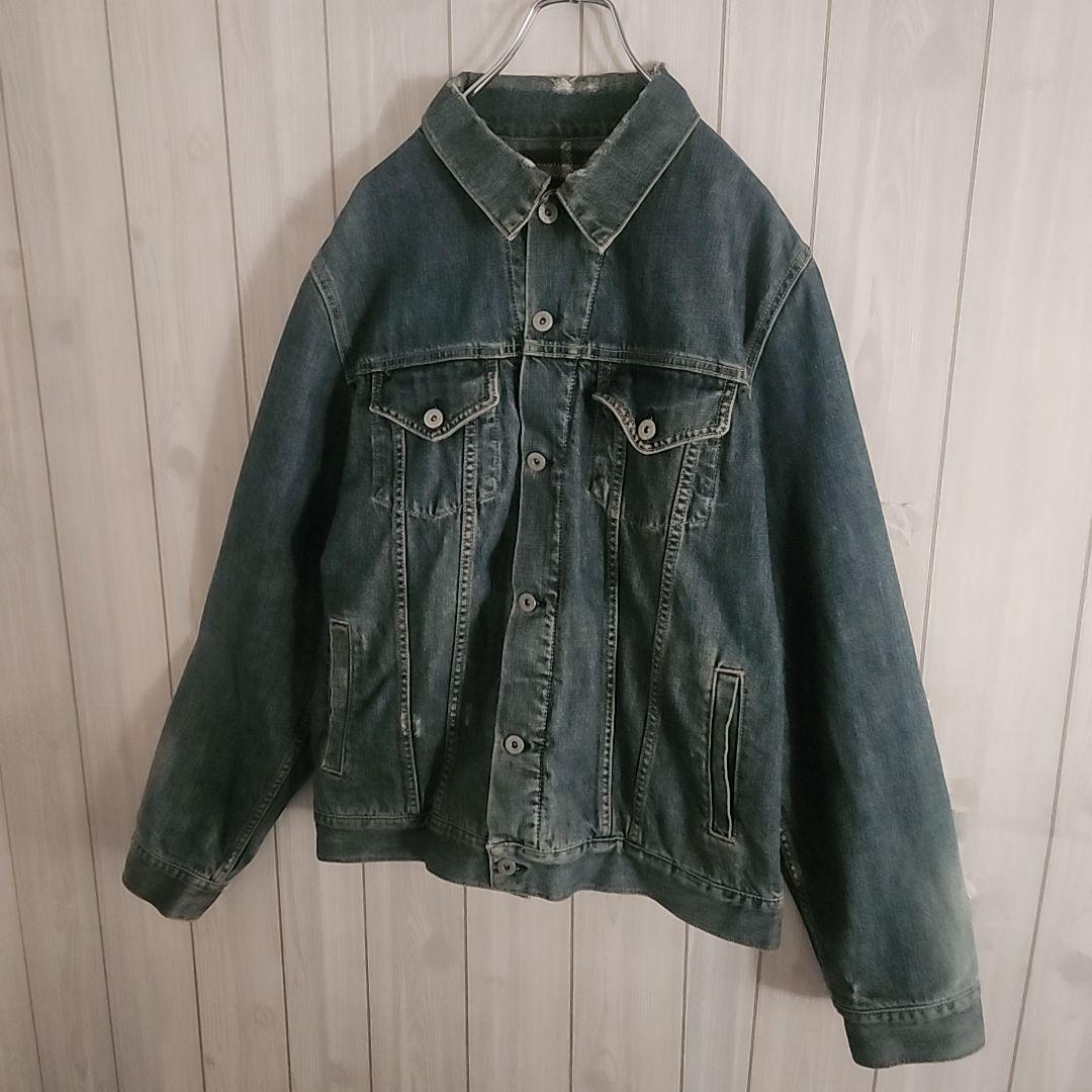 【人気トレンド】オールドステューシー 裏地チェック デニムジャケット