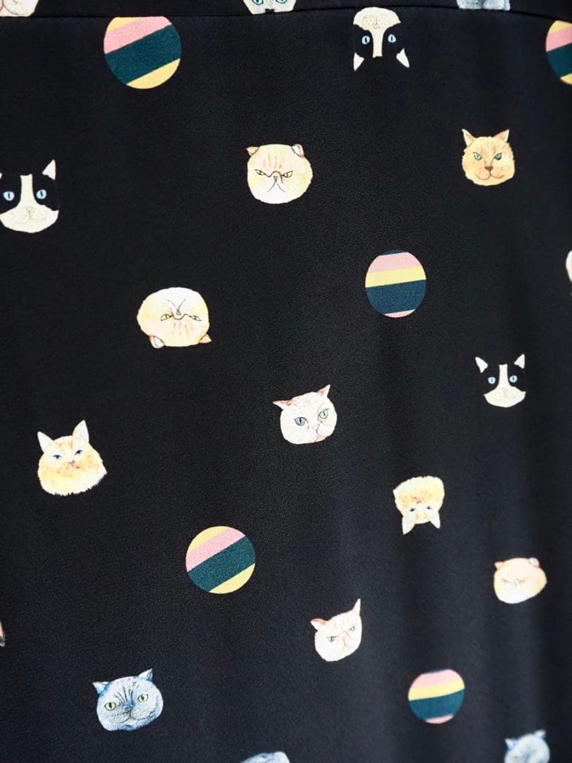 mannine ブラック ロングコート