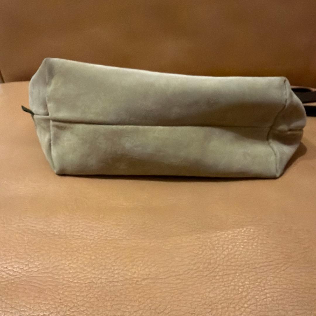 JOHN CHAPMAN / スエード ポーチ BEIGE/HAZELMUT