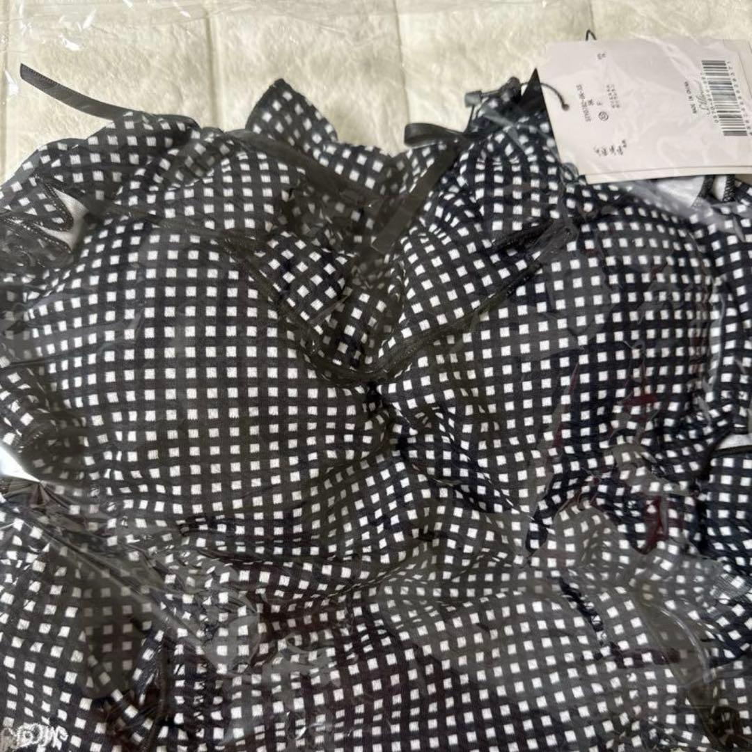 ミシェルマカロン　ギンガムクロスリボンスイムウェア