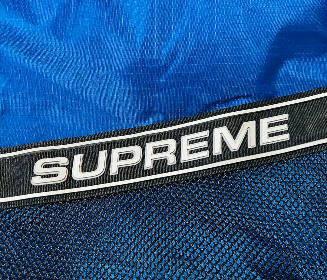 Supreme Logo Duffle Bag ブルー FW23 ボストンバッグ
