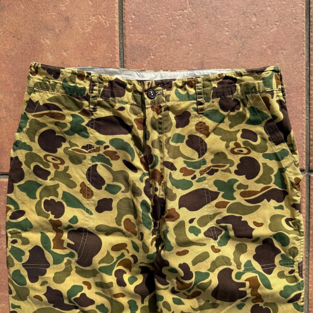 80s 90s vintage ダックハンターカモ ワイド ベイカーパンツ