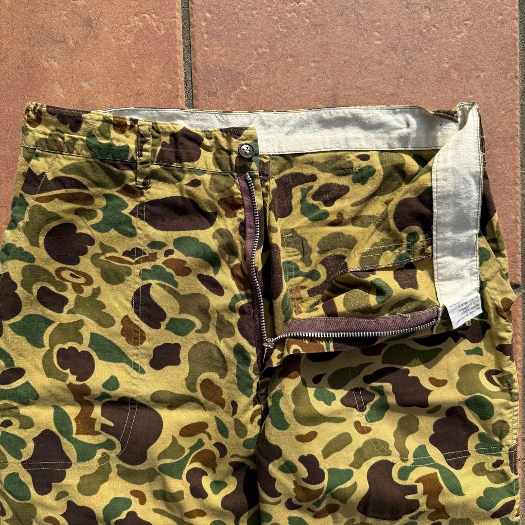 80s 90s vintage ダックハンターカモ ワイド ベイカーパンツ