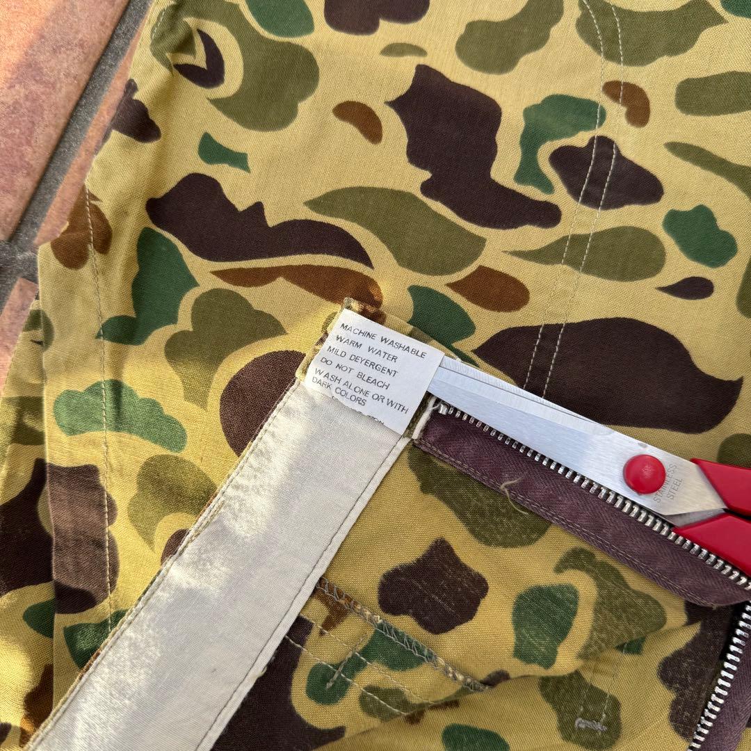 80s 90s vintage ダックハンターカモ ワイド ベイカーパンツ