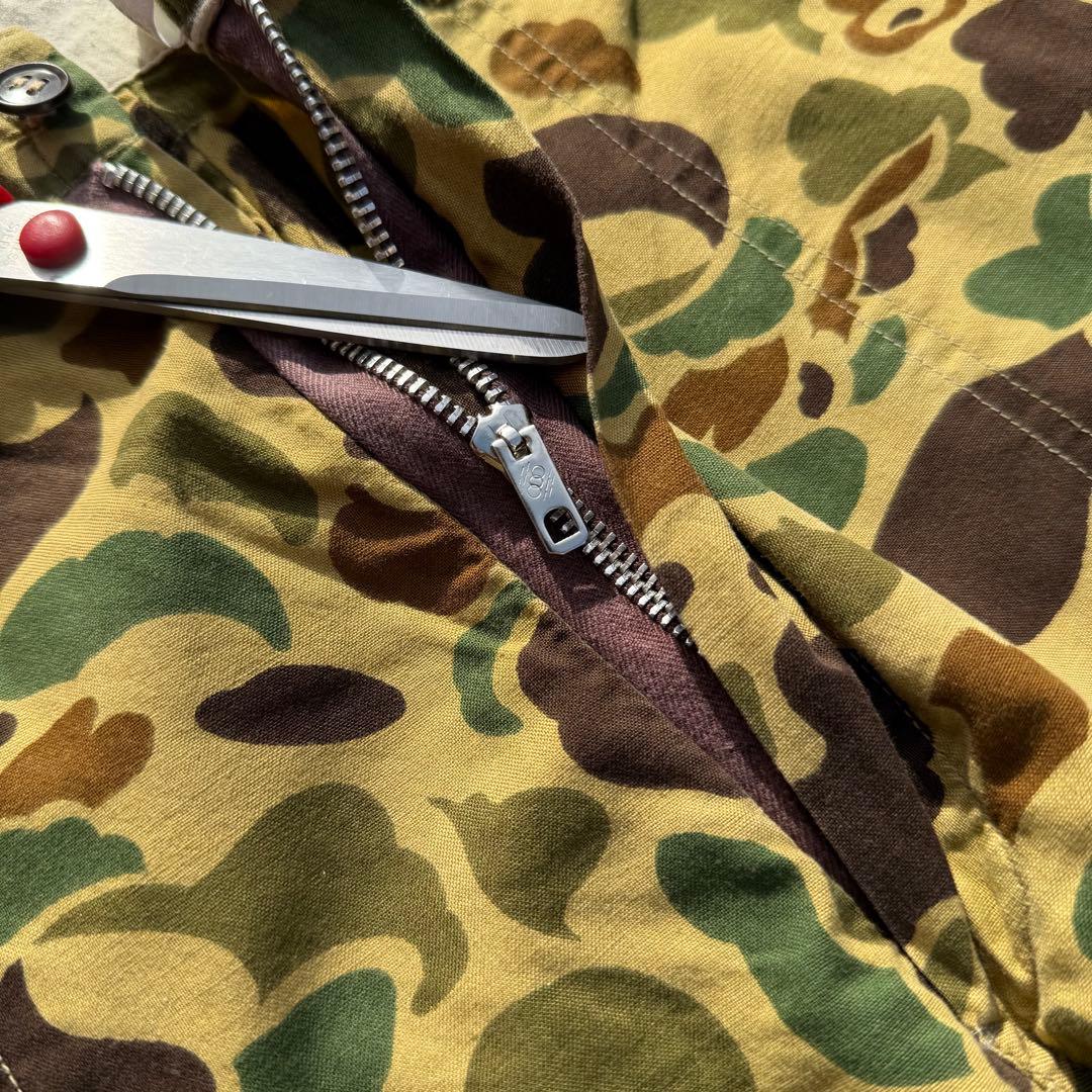 80s 90s vintage ダックハンターカモ ワイド ベイカーパンツ