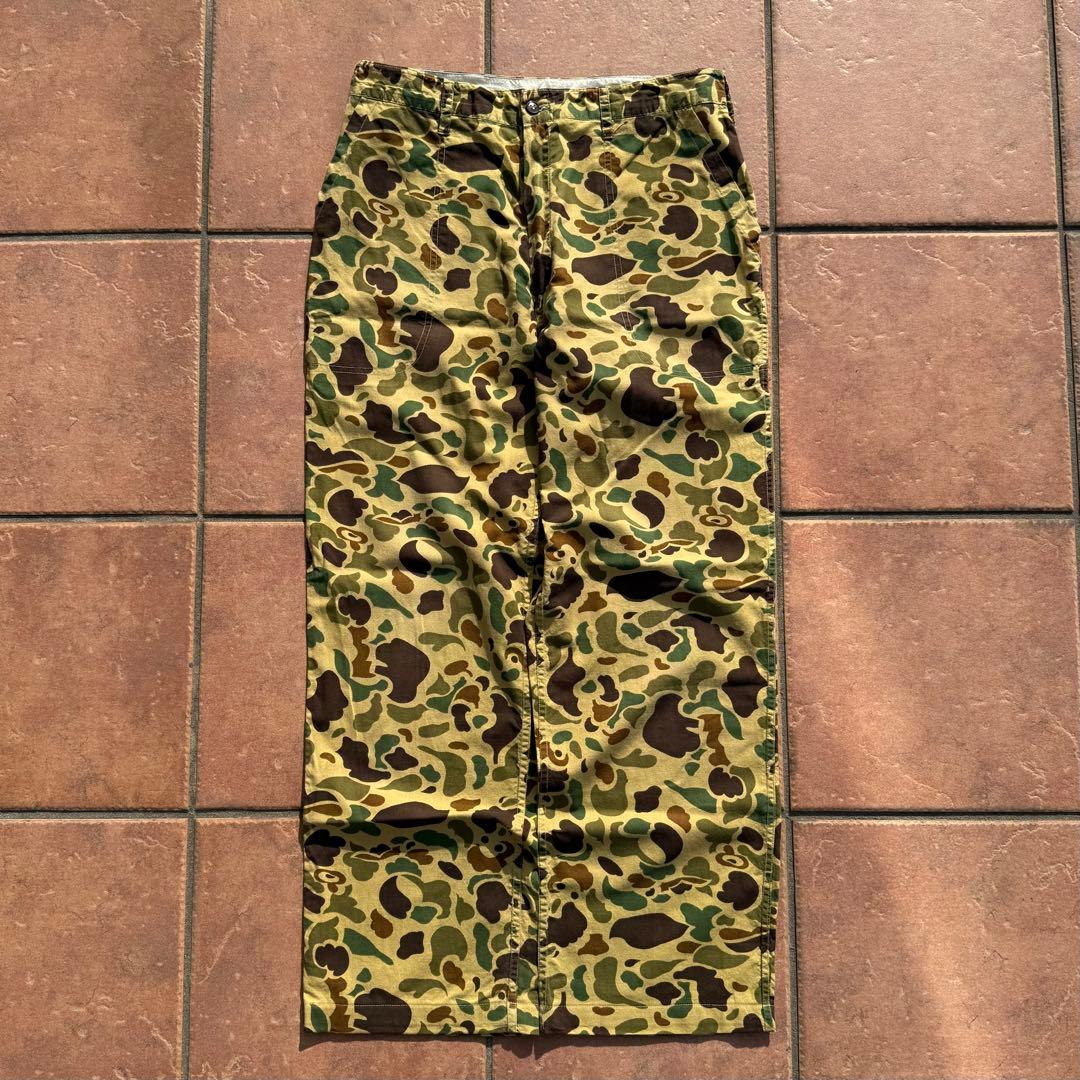 80s 90s vintage ダックハンターカモ ワイド ベイカーパンツ