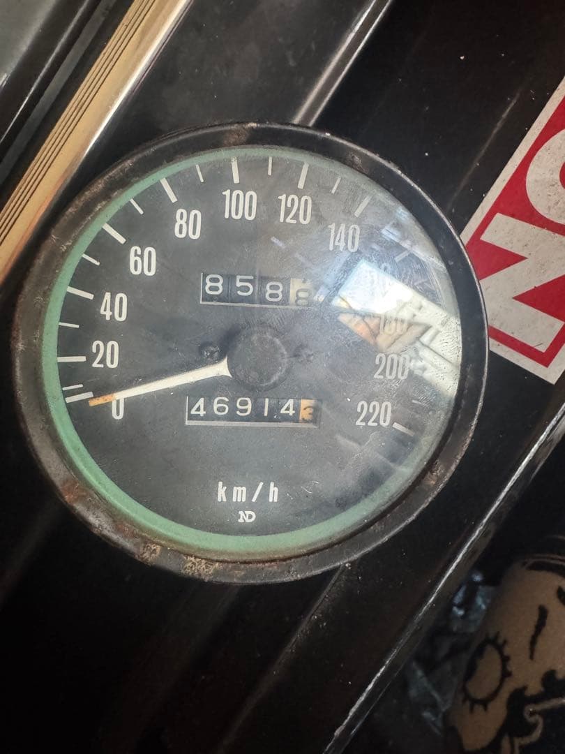 Z1？　KZ系？スピードメーター