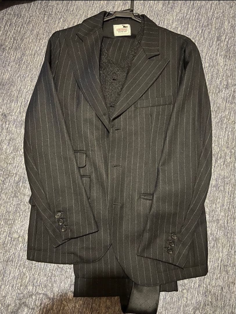 ギャングスタービル　3ピース　セットアップ　スーツ【成人式】【ビジネス】
