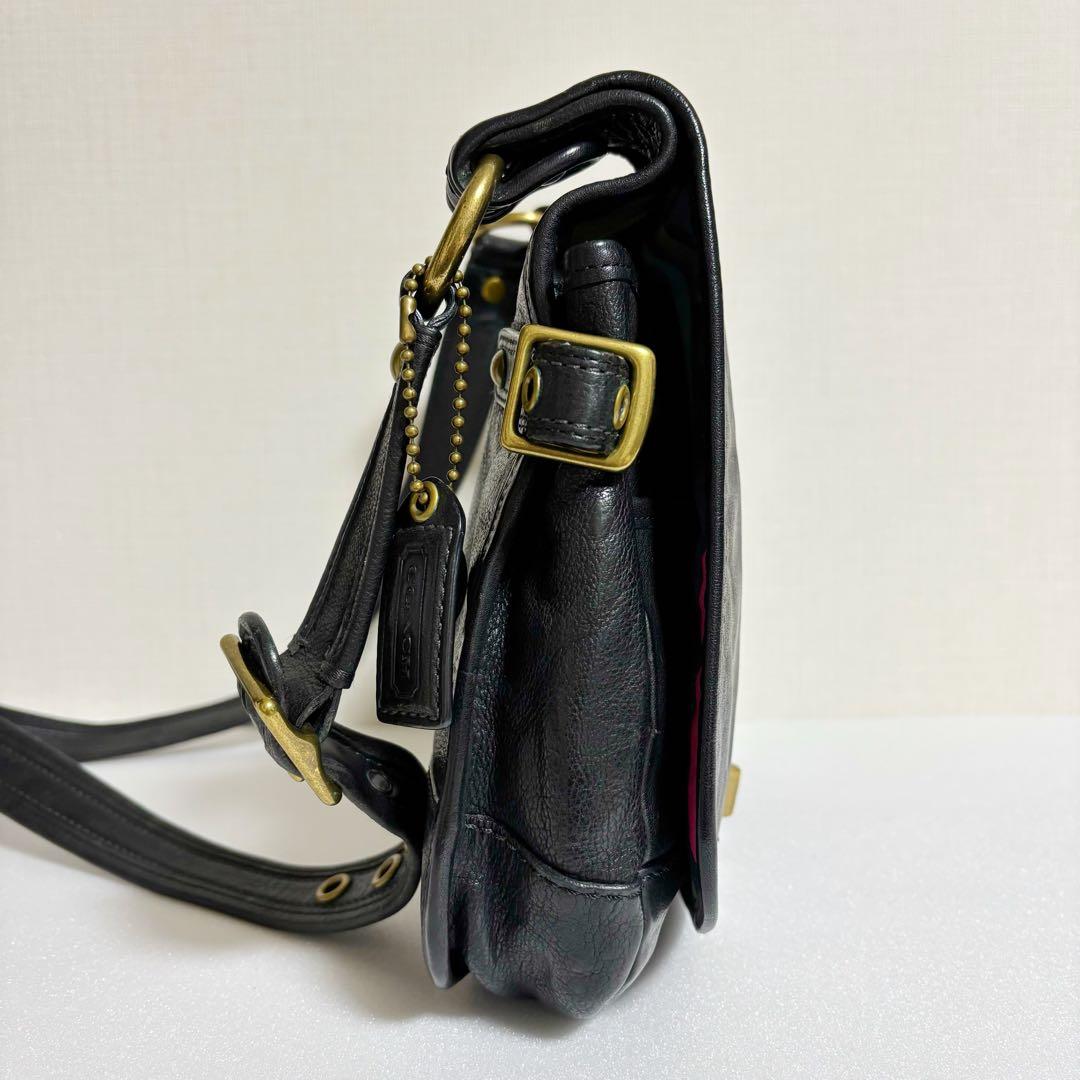 COACH オールド コーチ 黒 ショルダーバッグ 肩掛け