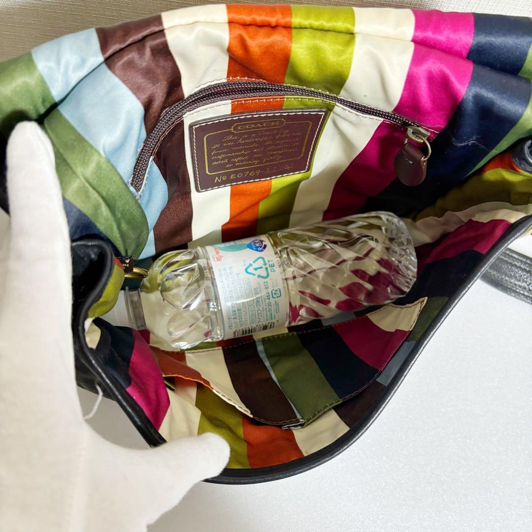 COACH オールド コーチ 黒 ショルダーバッグ 肩掛け