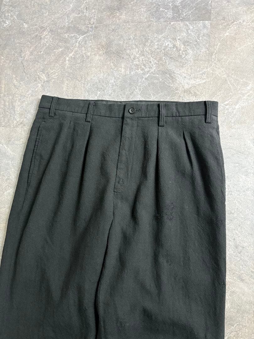 パンツ ISSEY MIYAKE MEN wool linen wide slacks