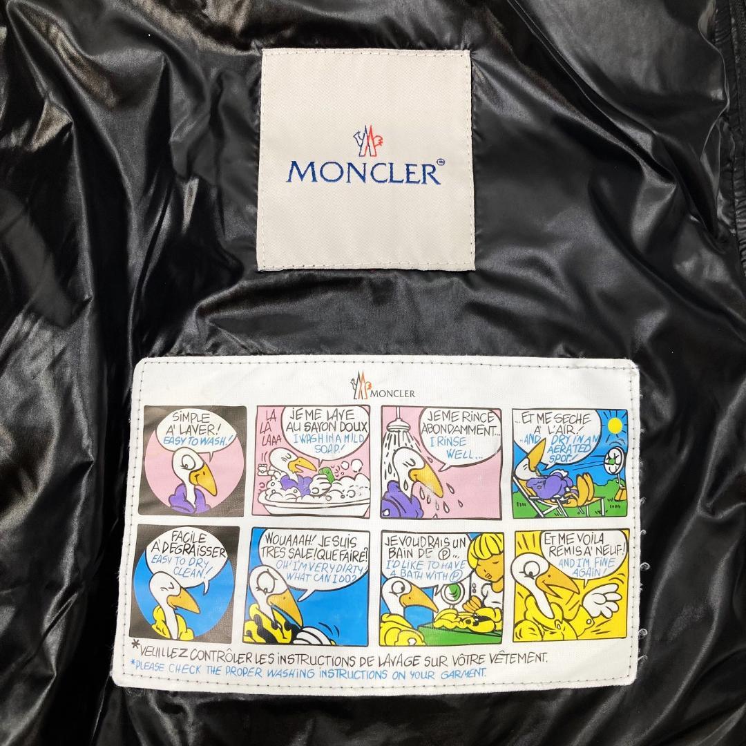 極美品 MONCLER モンクレール　ダウンベスト　ブラック　5サイズ