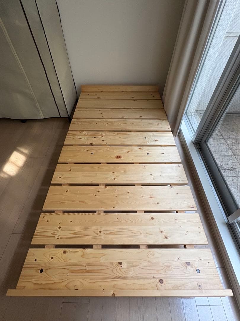 北欧デザイン すのこベッド Noora ノーラ フレーム シングル パイン材