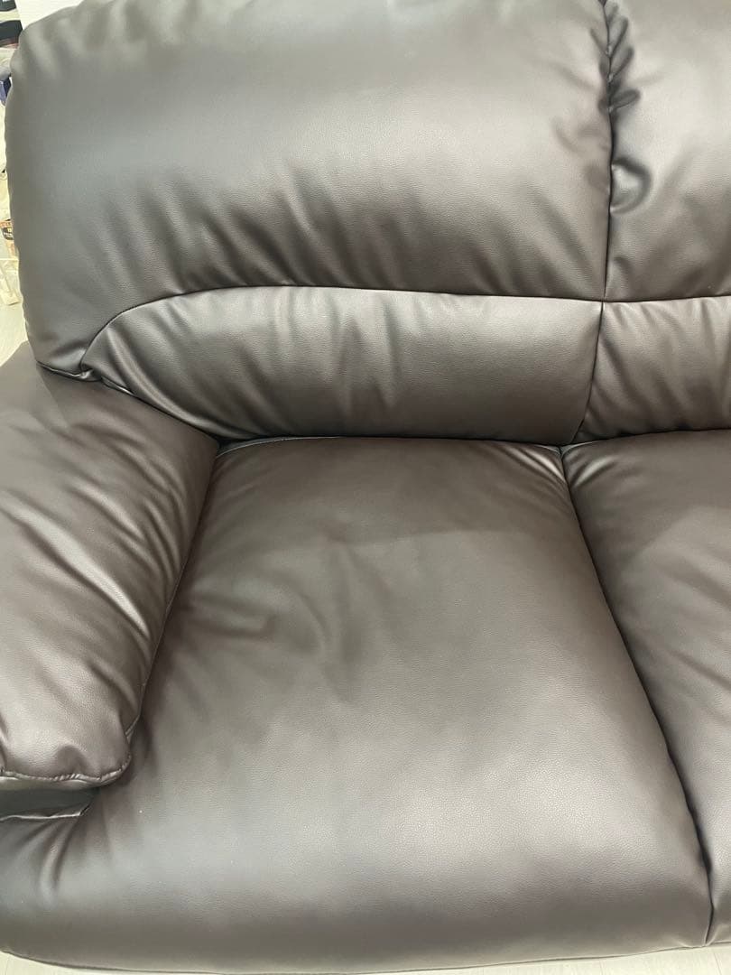 ニトリ　カウチコーナーソファNシールドビット3KD LC　ブラウン　説明書つき