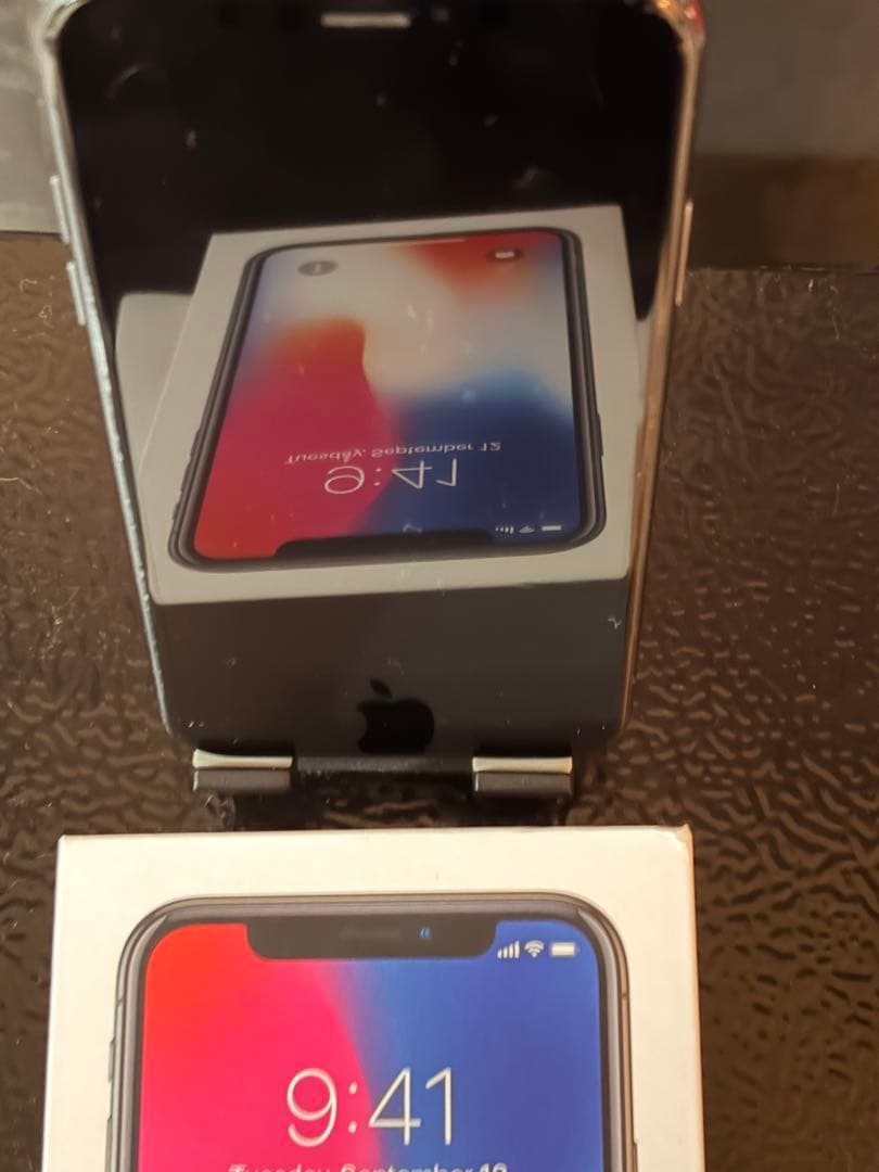 Apple iPhone X スペースグレー 本体 中古美品