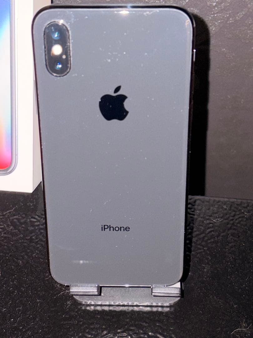 Apple iPhone X スペースグレー 本体 中古美品