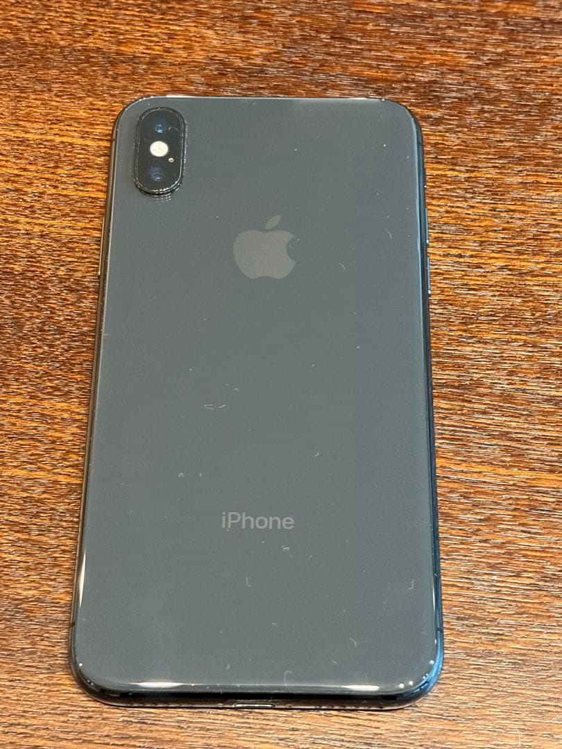 Apple iPhone X スペースグレー 本体 中古美品