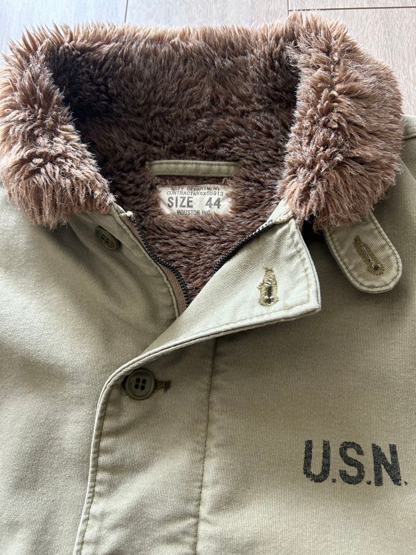 N-1デッキジャケットsize44 ヒューストン
