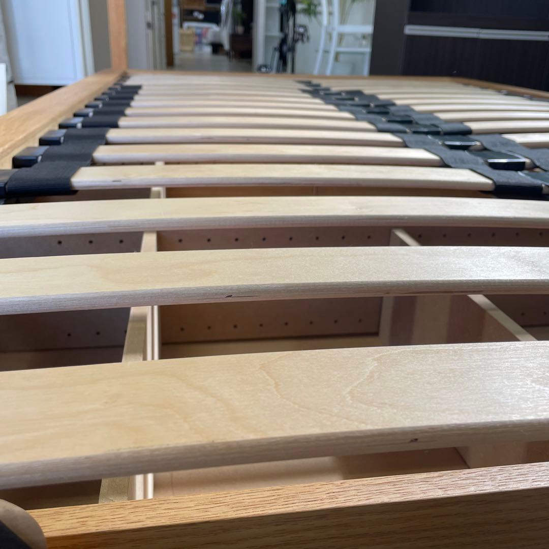 【無印良品】MUJI セミダブル　ベッド　マットレス　引き出し付き　足付き　愛知