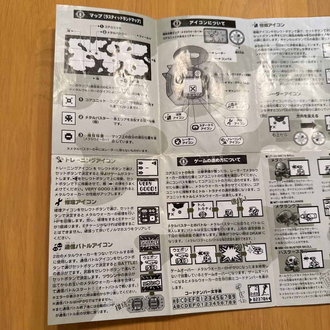 爆走戦記メタルウォーカー パッケージと説明書付き 動作確認済み