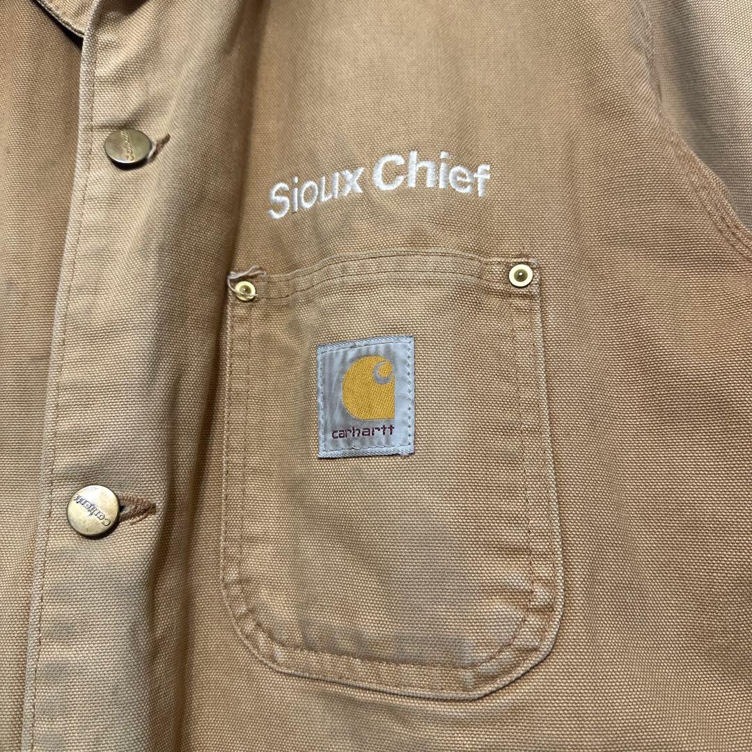 き*き様 Carhartt C01 BRN ミシガン チョアコート ダック ジャ