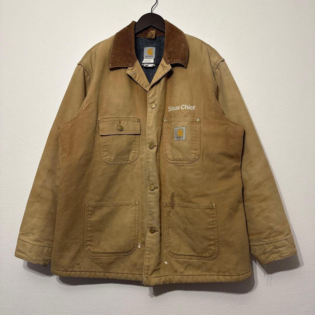 き*き様 Carhartt C01 BRN ミシガン チョアコート ダック ジャ