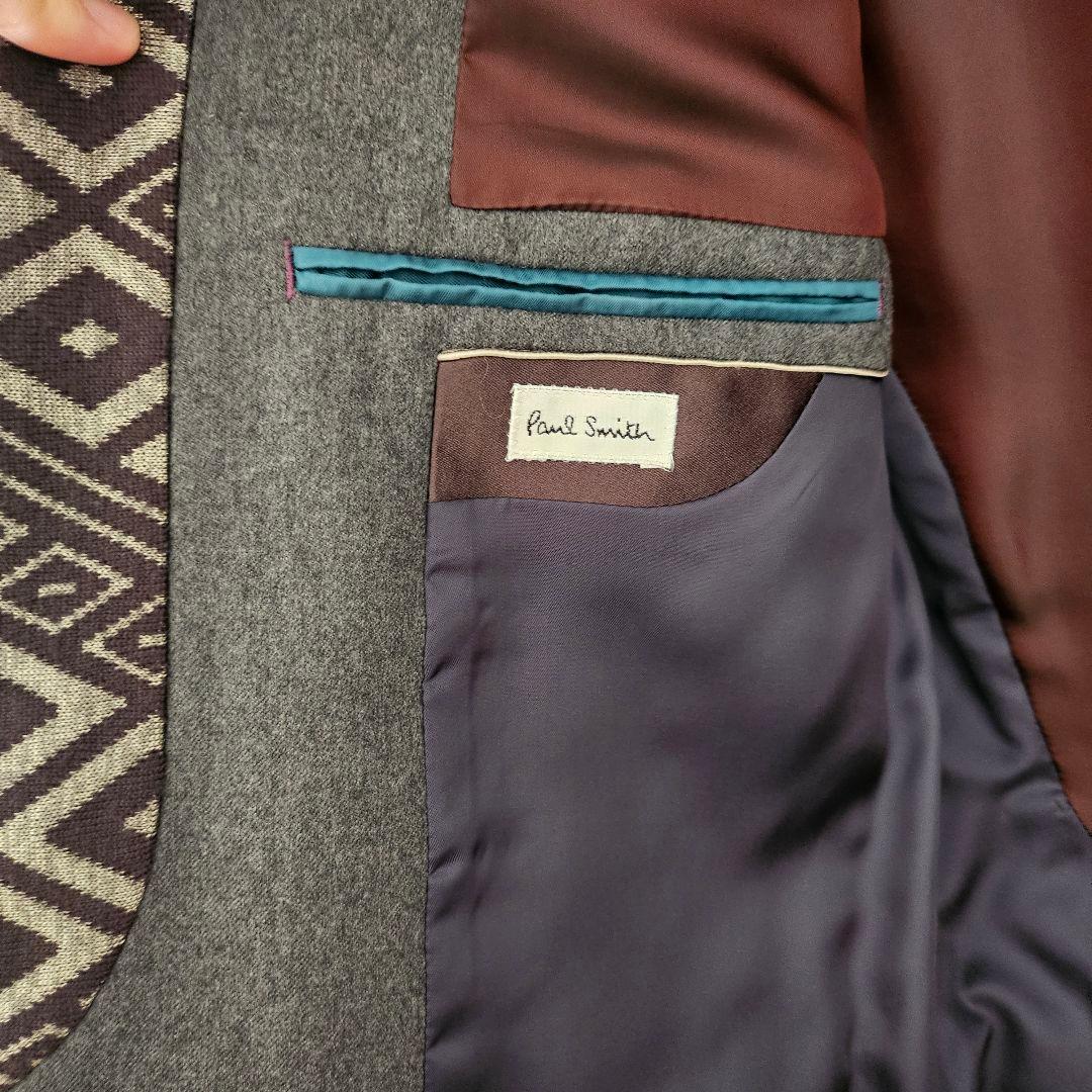 Paul smith／ポールスミス 高級カシミヤ ウールジャケット Ｌサイズ