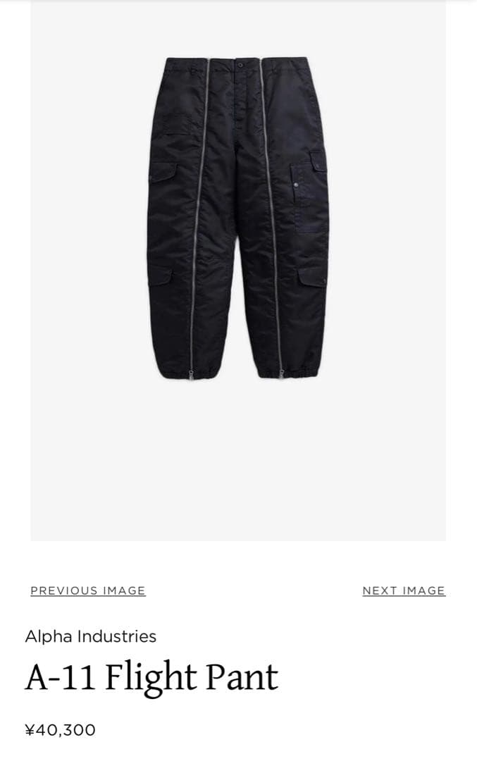 レア Alpha Flight Pant フライトパンツSupreme A-11
