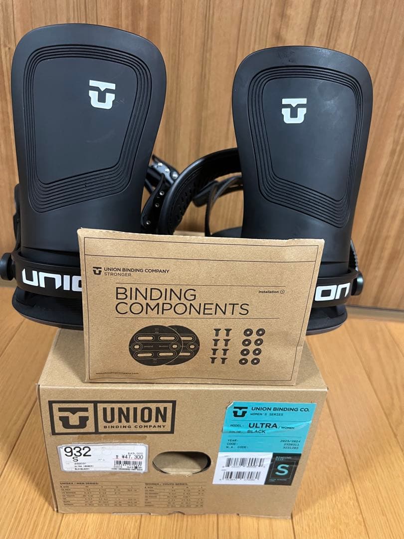 UNION ユニオン ウルトラ ビンディング　スノーボード　Sサイズ