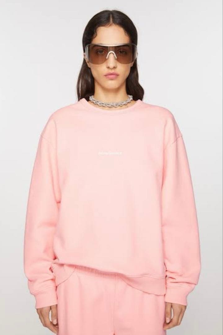 ⭐︎新春SALE⭐︎アクネストゥディオス　ロゴスウェット　ピンク