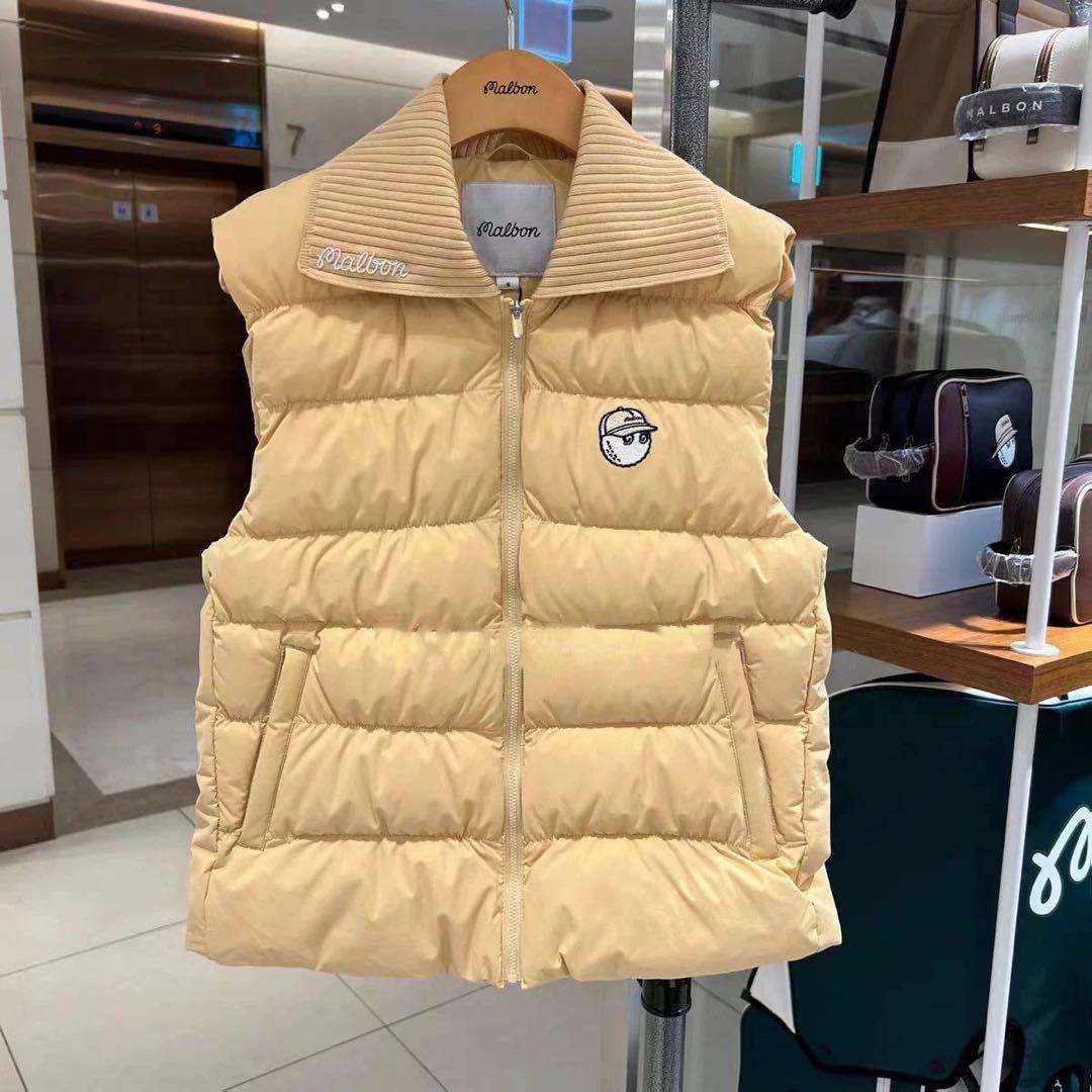 マルボンゴルフウェア　トップス　ノースリーブダウンベスト