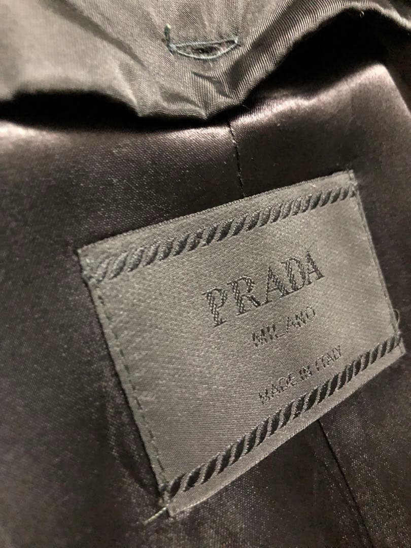★PRADA★黒★ナイロンコート★プラダ