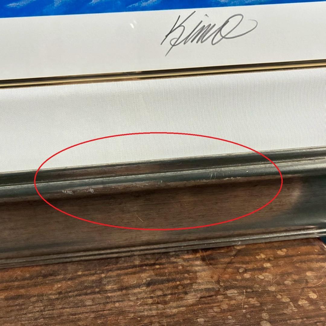 美品 キモ KIMO「ムーンライトロマンス」シルクスクリーン 大作 直筆サイン入