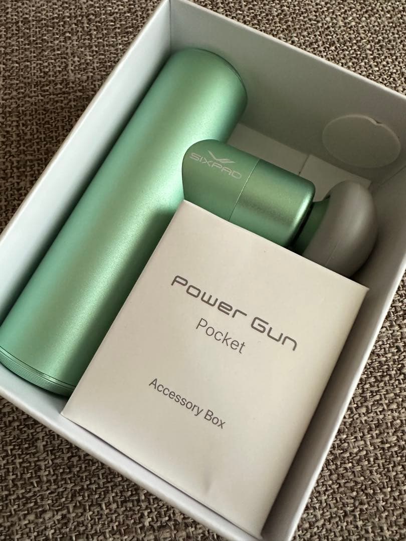 【新品】SIXPAD Power Gun Pocket ミントグリーン