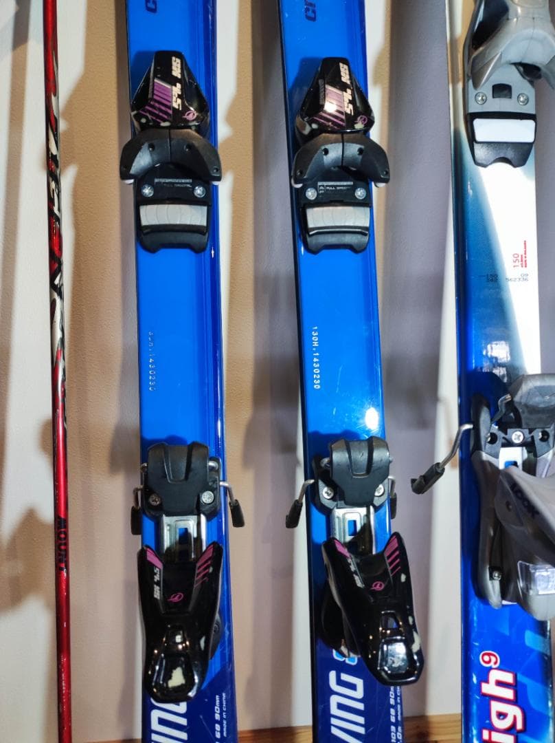 スキー板（K2、KAZAMA、carving）3本セット ビンディング付