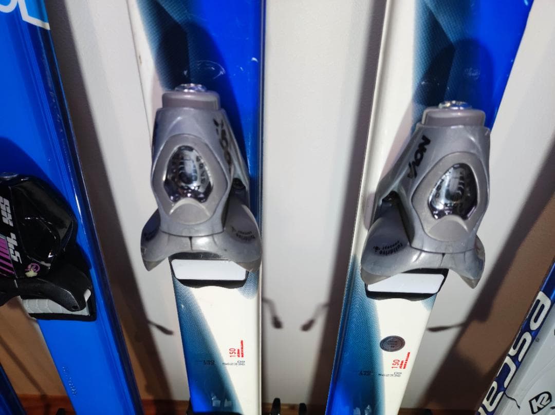 スキー板（K2、KAZAMA、carving）3本セット ビンディング付