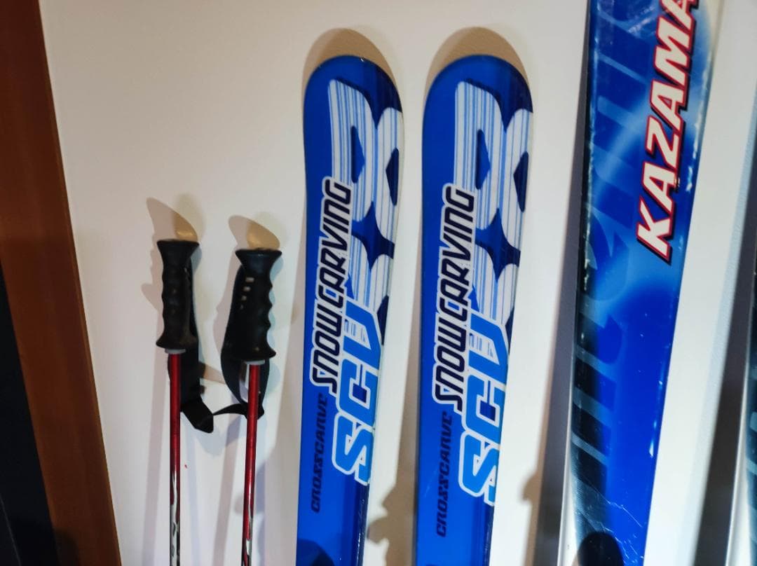 スキー板（K2、KAZAMA、carving）3本セット ビンディング付