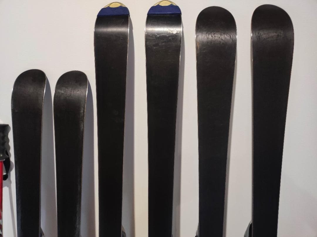 スキー板（K2、KAZAMA、carving）3本セット ビンディング付