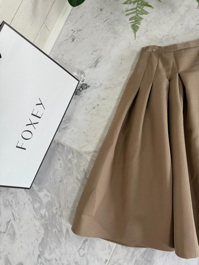 定価約11万✨極美品★FOXEYフォクシー スカート グレース シルクウール38