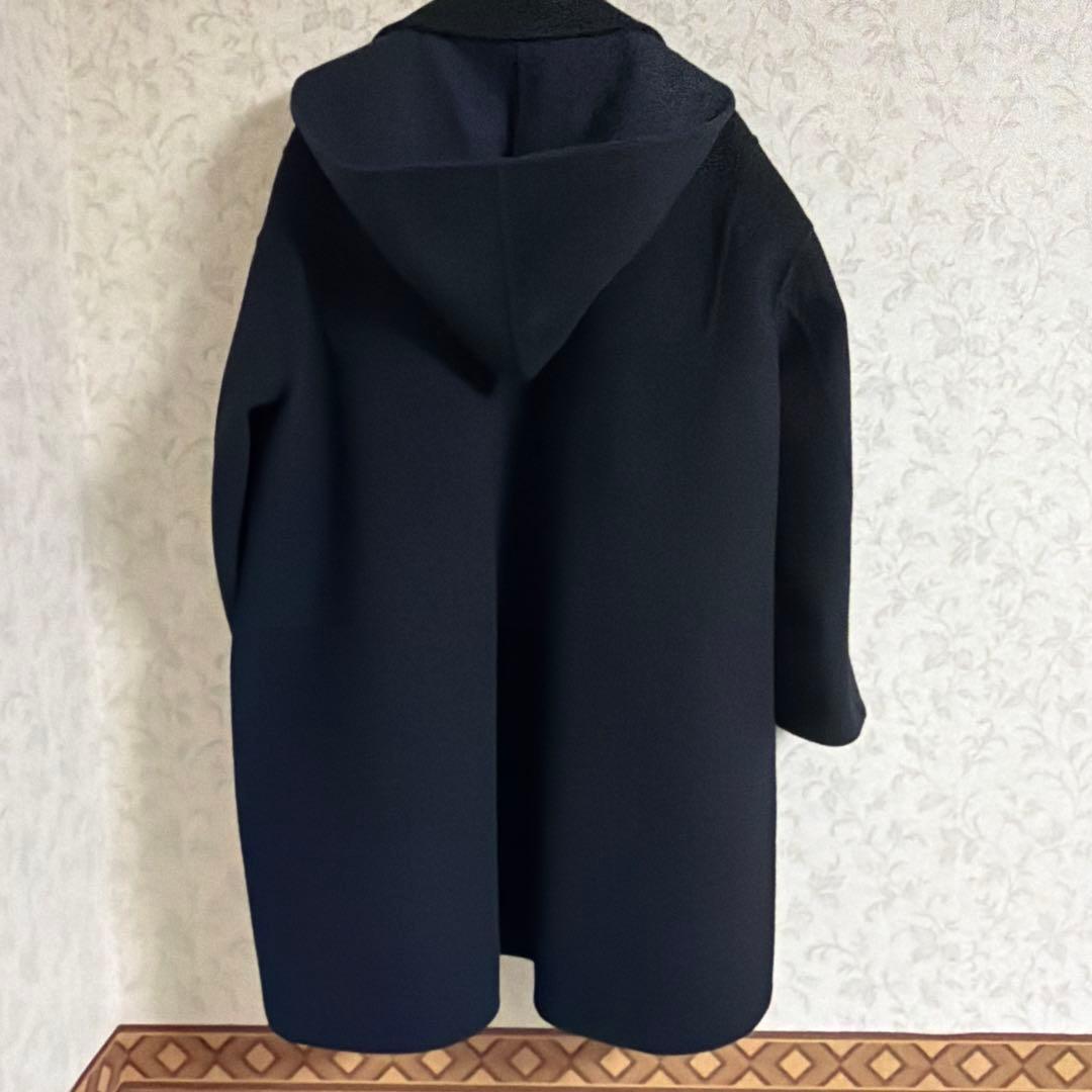ドゥロワー drawer ウールケヌキフーディーコート