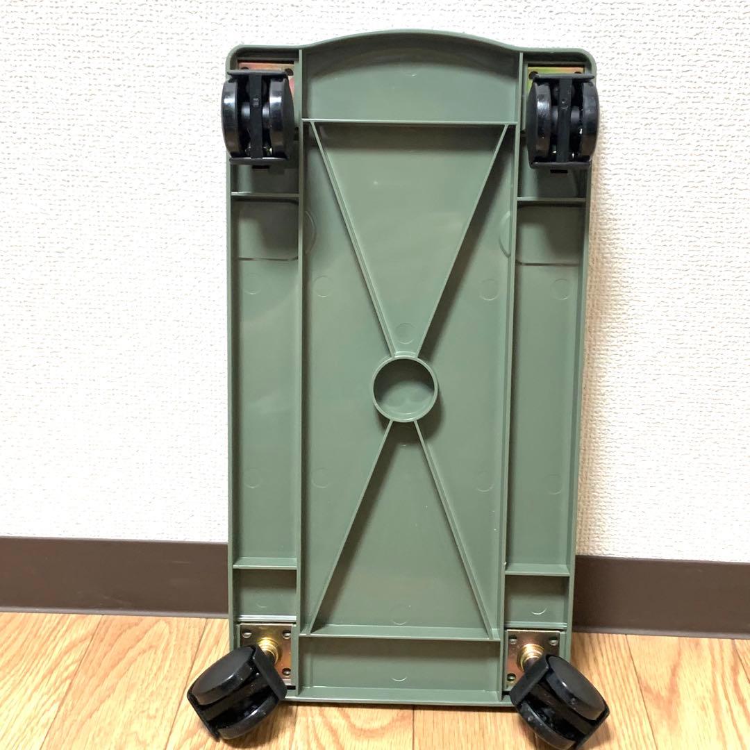 Tupperware タッパーウェア　デイリーストッカー　3段キャスター付き　緑