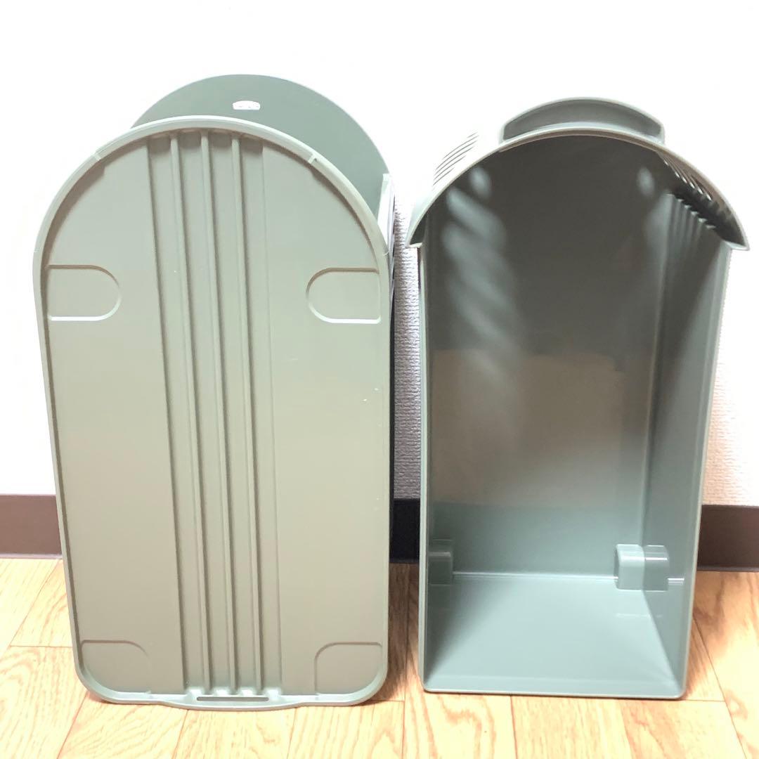 Tupperware タッパーウェア　デイリーストッカー　3段キャスター付き　緑