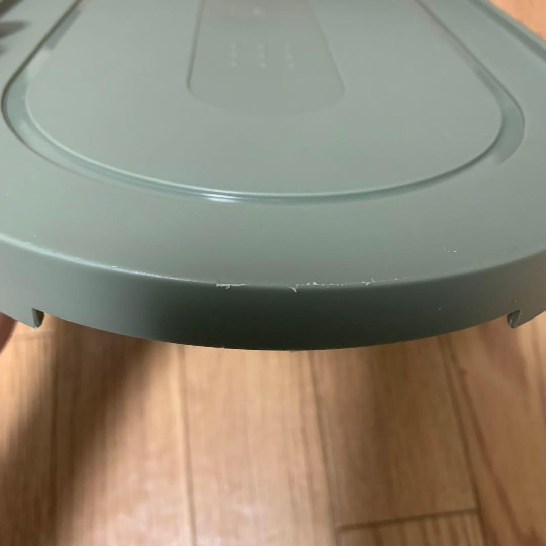 Tupperware タッパーウェア　デイリーストッカー　3段キャスター付き　緑