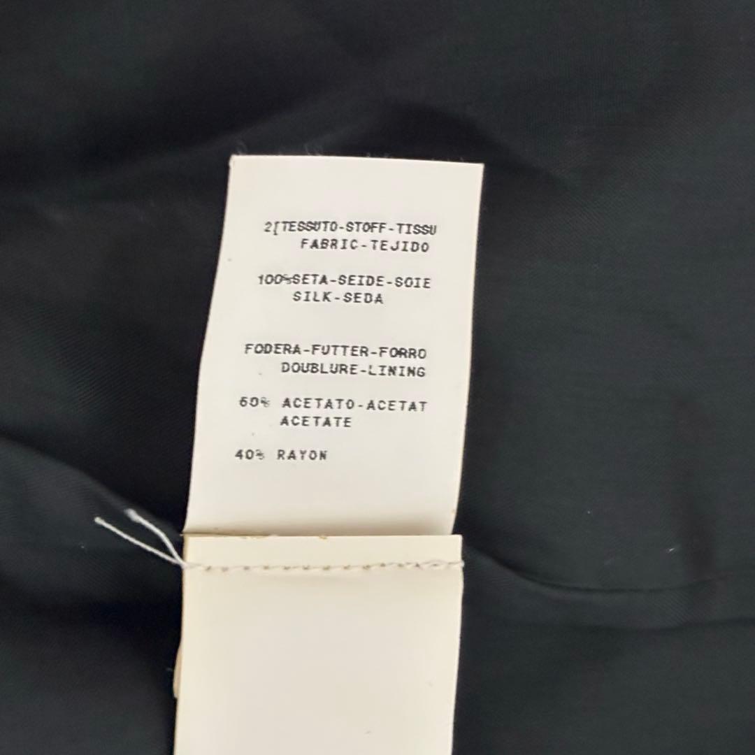 美品　モスキーノ ノーカラー　ウールジャケット イタリア製