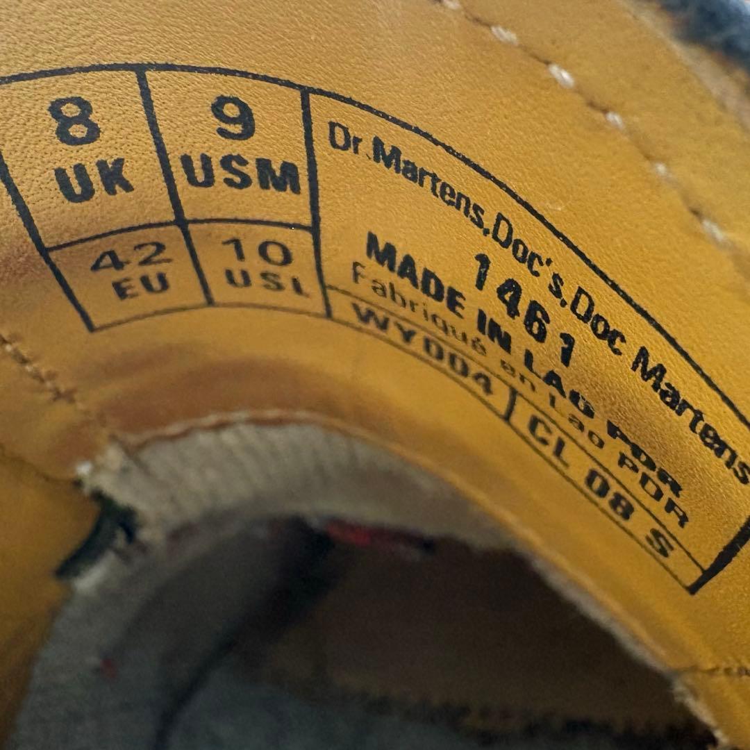 ドクターマーチンDR.MARTENS 3ホールWY004 UK8 26.5cm位