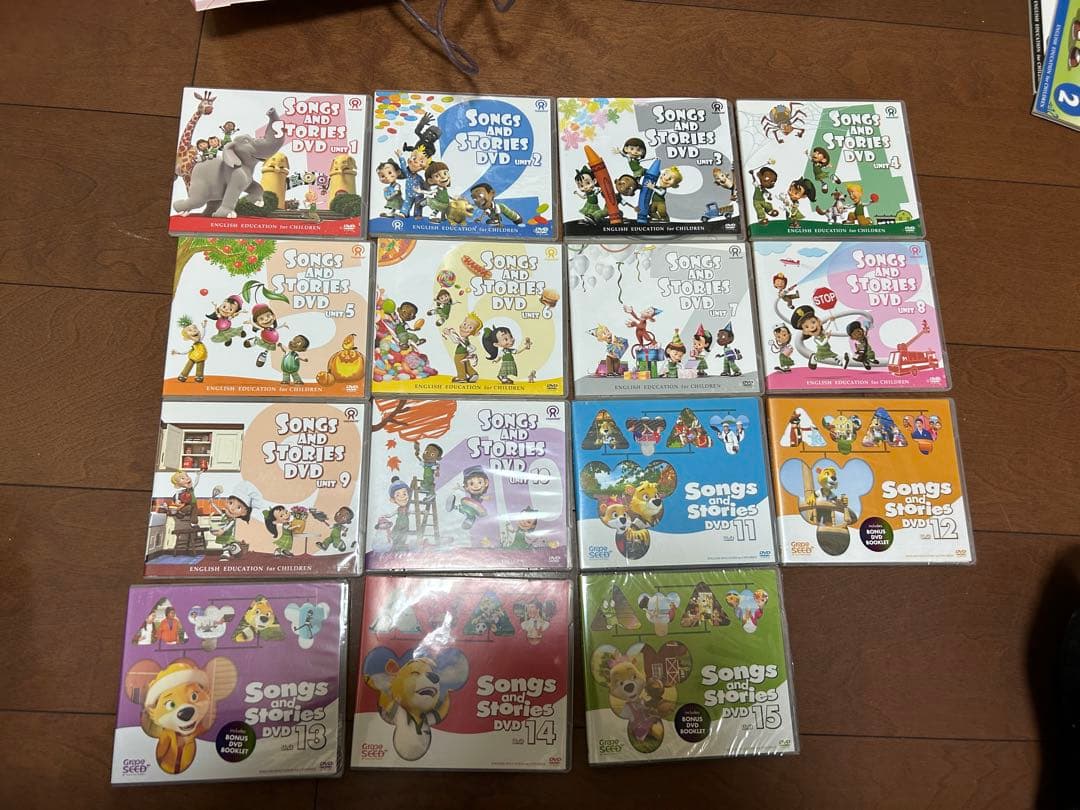 GrapeSEED Songs and Storie DVD 1〜15巻