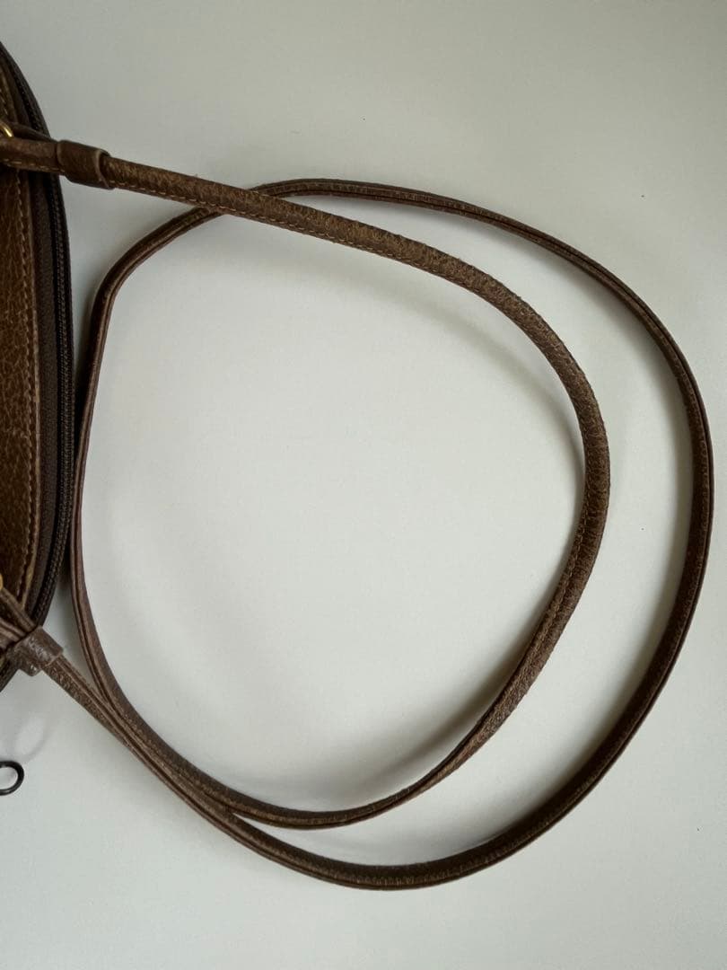 GUCCI シェリーライン GG レザー ベージュ ショルダーバッグ