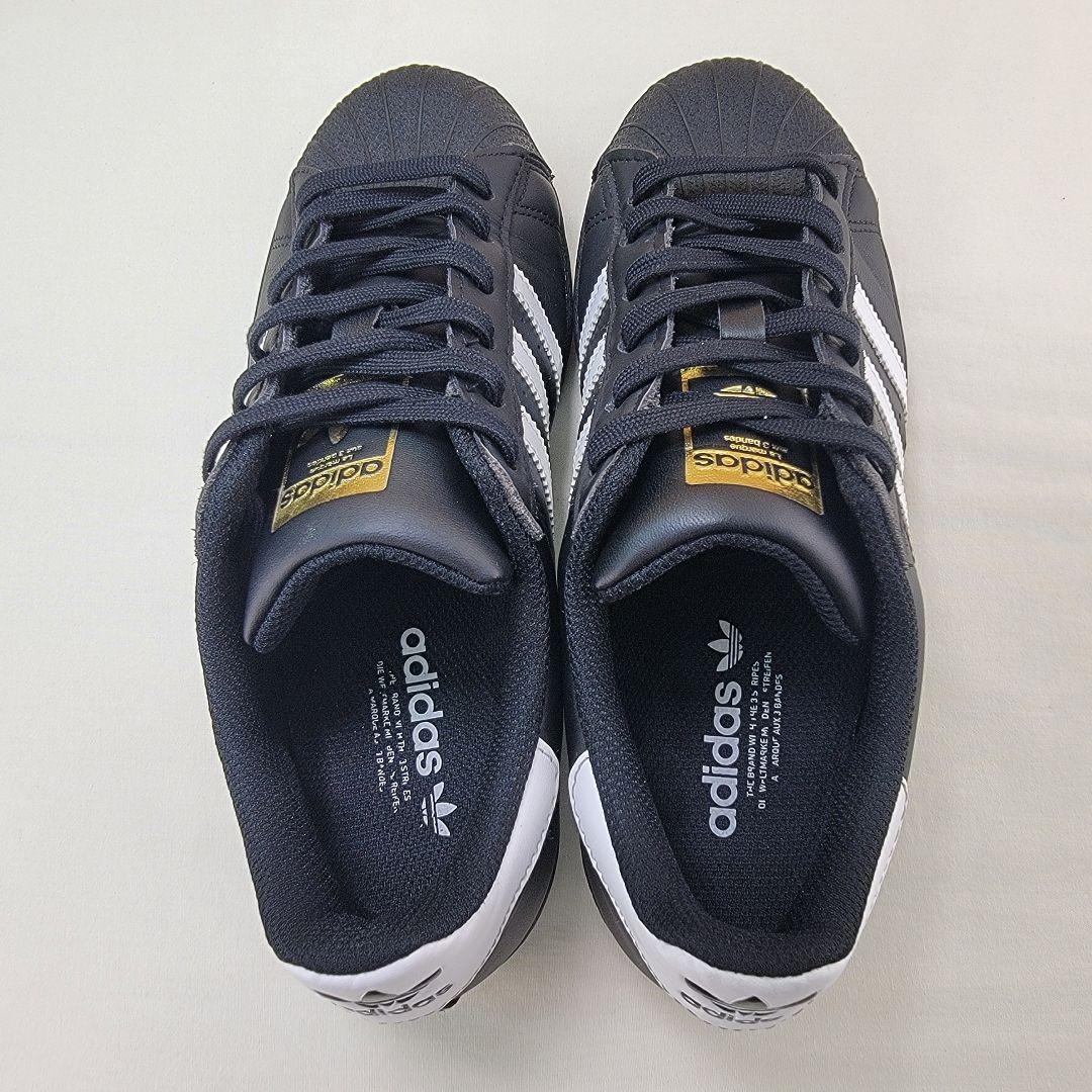 アディダス スーパースター ブラック/ゴールド 24㎝