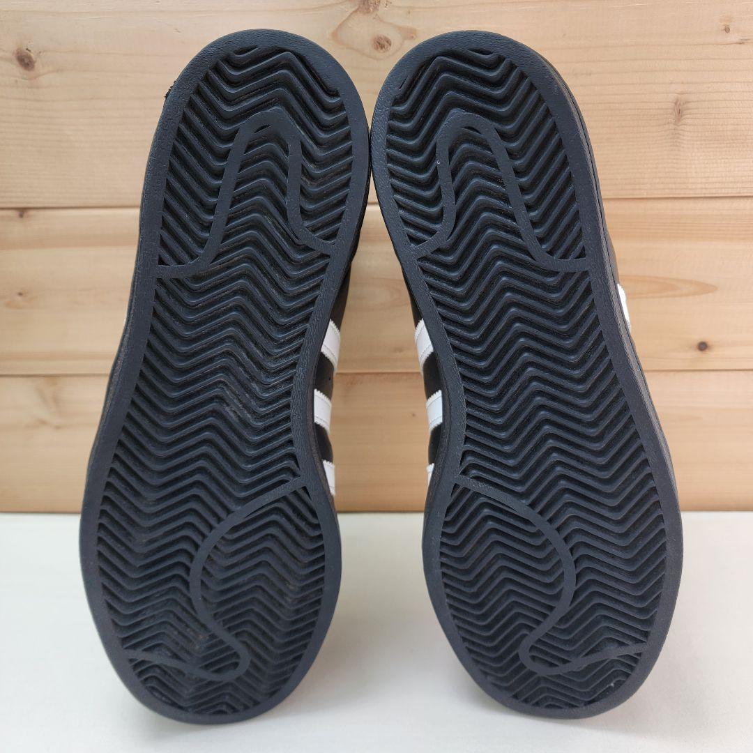 アディダス スーパースター ブラック/ゴールド 24㎝